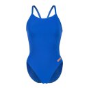 Challenge Solid Neon Blue - Team Orange Arena Womens Schwimmanzug