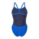 Challenge Solid Neon Blue - Team Orange Arena Womens Schwimmanzug