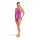 Challenge Solid Very Fuchsia - Team Green Arena Womens Schwimmanzug