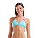 ARENA Solid Tie Back Top Water - Very Fuchsia Bikinioberteil