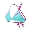 ARENA Solid Tie Back Top Water - Very Fuchsia Bikinioberteil
