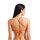 ARENA Solid Tie Back Top Neon Blue - Team Orange Bikinioberteil