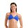 ARENA Solid Tie Back Top Neon Blue - Team Orange Bikinioberteil