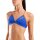 ARENA Solid Tie Back Top Neon Blue - Team Orange Bikinioberteil