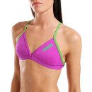 ARENA Solid Tie Back Top Very Fuchsia - Team Green...