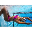 ARENA Solid Tie Back Top Very Fuchsia - Team Green Bikinioberteil