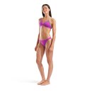 ARENA Solid Tie Back Top Very Fuchsia - Team Green Bikinioberteil