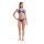 ARENA Solid Bottom Neon Blue - Team Orange Bikinihose