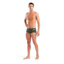 ARENA Team Low Waist Short Solid Dark Sage - White
