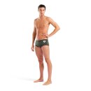 Arena MensOne Low Waist Short Biglogo Dark Sage - Black
