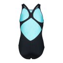 Arena Girl Multi Colors Swimsuit V Back Water - Multi Black