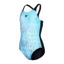 Arena Girl Multi Colors Swimsuit V Back Water - Multi Black
