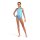 Arena Girl Multi Colors Swimsuit V Back Water - Multi Black