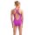 Arena Girl Multi Colors Swimsuit V Back Pink Multi - Very Fuchsia
