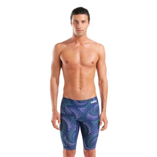Mens arena Fireflow Swim Jammer Navy - Team Blue Green
