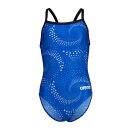 ARENA Team Badeanzug Fireflow Lightdrop Back Girl Black - Team Royal