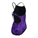 ARENA Team Badeanzug Fireflow Lightdrop Back Girl Black - Team Purple