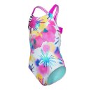 Spraying Swim Pro Back Girl Arena Badeanzug White Multi - Very Fuchsia