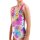 Spraying Swim Pro Back Girl Arena Badeanzug White Multi - Very Fuchsia