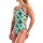 Arena Womens Texture Swimsuite Tie Back Multi Navy - Navy