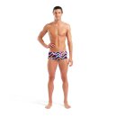 Arena Mens Texture Swim Low Waist Short Black Multi