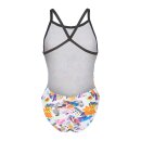 Arena Womens Collage Swimsuite xcriss cross White Multi - Black