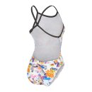 Arena Womens Collage Swimsuite xcriss cross White Multi - Black