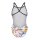 Arena Womens Collage Swimsuite xcriss cross White Multi - Black