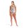 Arena Womens Collage Swimsuite xcriss cross White Multi - Black