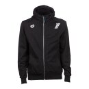 ARENA Unisex Team Hooded Jacket Panel Schwarz GKB