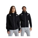 ARENA Unisex Team Hooded Jacket Panel Schwarz GKB