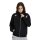 ARENA Unisex Team Hooded Jacket Panel Schwarz GKB