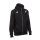 ARENA Unisex Team Hooded Jacket Panel Schwarz GKB