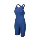 Carbon Glide Closed Back Ocean Blue Arena Wettkampfanzug 36