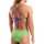 Arena Womens Swimsuite Tie Back Solid Team Green - Neon Blue