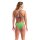 Arena Womens Swimsuite Tie Back Solid Team Green - Neon Blue