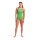 Arena Womens Swimsuite Tie Back Solid Team Green - Neon Blue