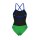 Arena Womens Swimsuite Tie Back Solid Team Green - Neon Blue