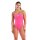 Arena Womens Swimsuite Tie Back Solid Shocking Pink - Water