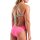 Arena Womens Swimsuite Tie Back Solid Shocking Pink - Water