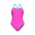 Arena Womens Swimsuite Tie Back Solid Shocking Pink - Water