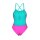 Arena Womens Swimsuite Tie Back Solid Shocking Pink - Water