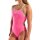Arena Womens Swimsuite Tie Back Solid Shocking Pink - Water
