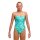 FUNKITA Girl`s Single Strap One Piece Green Green Grass