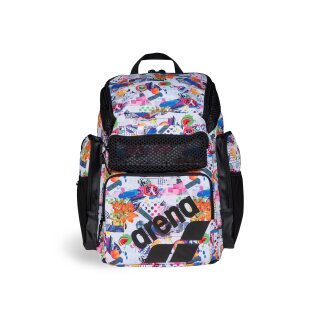 Arena One Go Backpack 45 L AO Collage