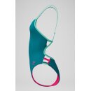 Speedo Ladies Club Training Tri Back Badeanzug Blaugrün