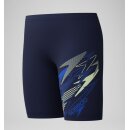 Speedo Boys Medley Jammer Logo Navy Blue