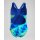 Speedo Girls Splashback Badeanzug Print Blau Grün