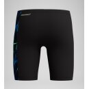 Speedo Boys Print Panel Jammer Schwarz Grün