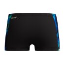 Speedo Aquashorts mit Digital-Panel Schwarz Grün
